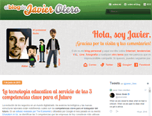 Tablet Screenshot of javierotero.info